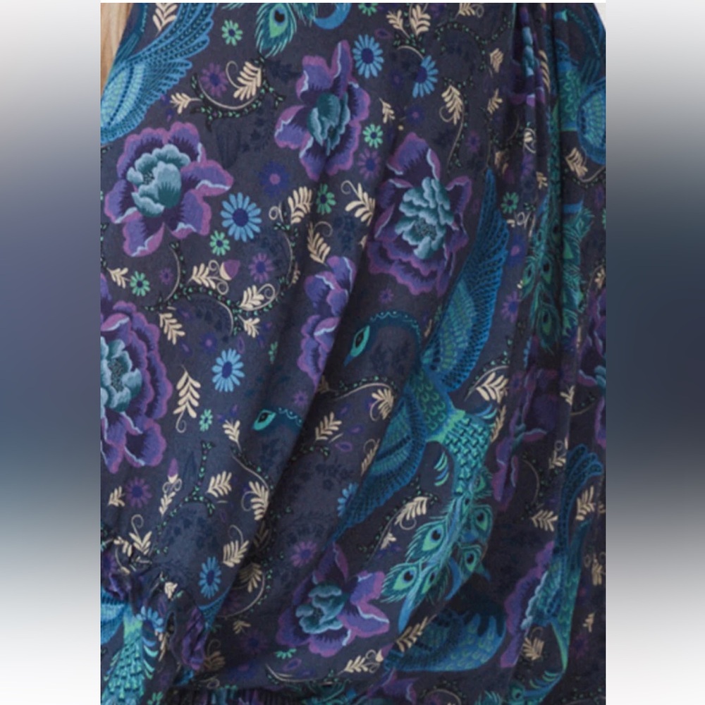 Spell | Bohème Ruffle Blouse in Baltic | Sz Medium - Picture 6 of 12